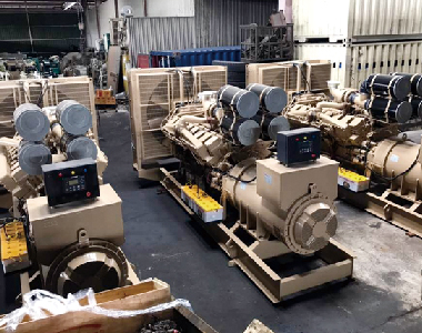 东南亚某金矿项目（康明斯配合乐HL8集团10台1000KW发电机）